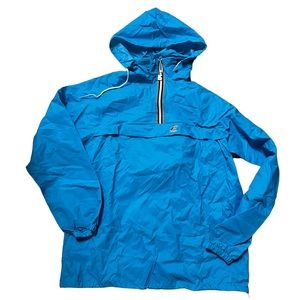 K-way Blue Windbreaker Pullover Jacket